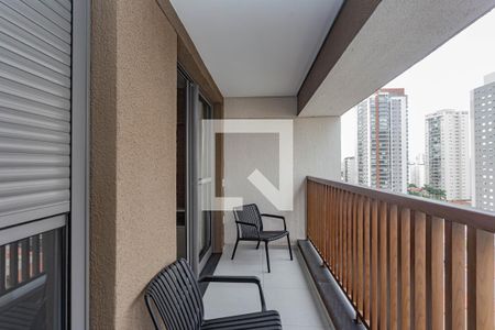 Varanda de apartamento para alugar com 1 quarto, 32m² em Vila Gumercindo, São Paulo