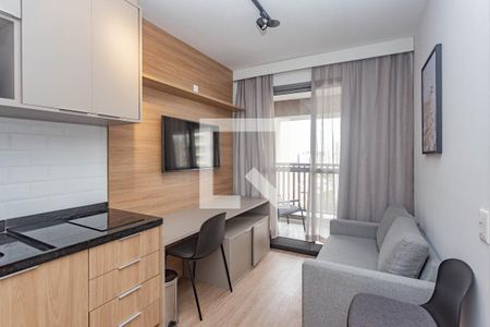 Sala de apartamento para alugar com 1 quarto, 32m² em Vila Gumercindo, São Paulo