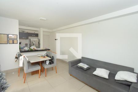 Sala de apartamento à venda com 3 quartos, 72m² em Jk, Contagem