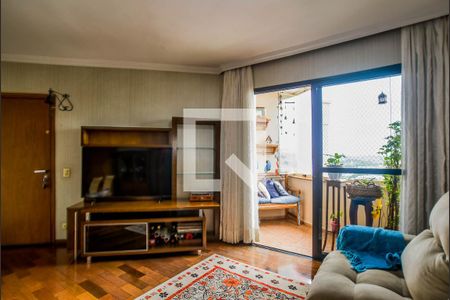 Sala de apartamento à venda com 3 quartos, 84m² em Vila Assunção, Santo André