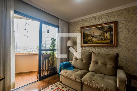 Sala de apartamento à venda com 3 quartos, 84m² em Vila Assunção, Santo André