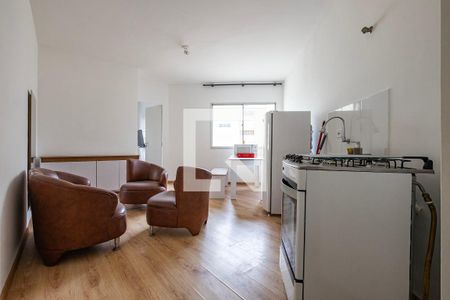 Sala/Cozinha de apartamento para alugar com 1 quarto, 33m² em Pinheiros, São Paulo