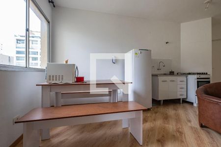 Sala/Cozinha de apartamento para alugar com 1 quarto, 33m² em Pinheiros, São Paulo