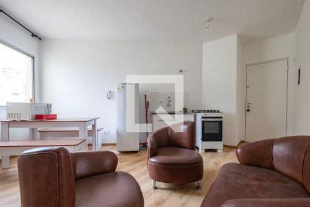 Sala/Cozinha de apartamento para alugar com 1 quarto, 33m² em Pinheiros, São Paulo