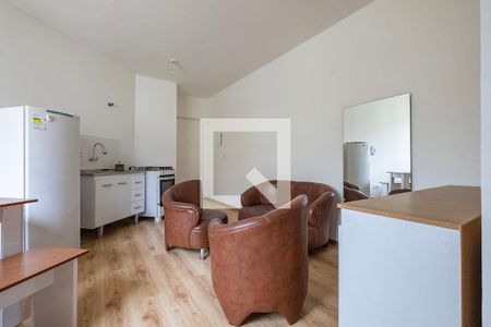 Sala/Cozinha de apartamento para alugar com 1 quarto, 33m² em Pinheiros, São Paulo