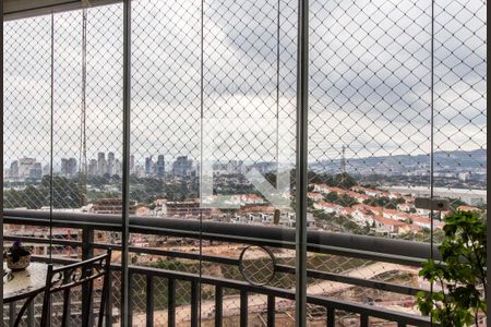 Vista da Sala de apartamento à venda com 2 quartos, 100m² em Tamboré, Santana de Parnaíba