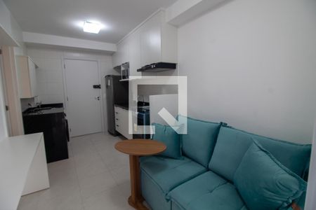 Sala de apartamento à venda com 1 quarto, 28m² em Jardim Caravelas, São Paulo