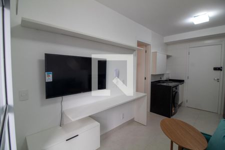 Sala de apartamento à venda com 1 quarto, 28m² em Jardim Caravelas, São Paulo