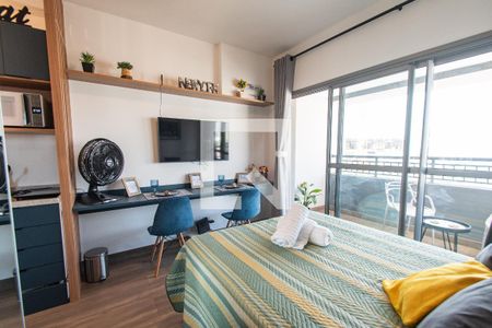 Sala/quarto de apartamento para alugar com 1 quarto, 27m² em Vila Mariana, São Paulo