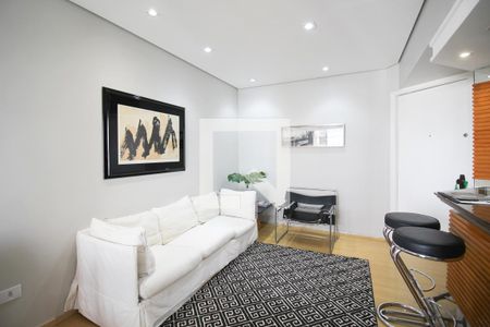 Sala de apartamento à venda com 1 quarto, 42m² em Vila Nova Conceição, São Paulo