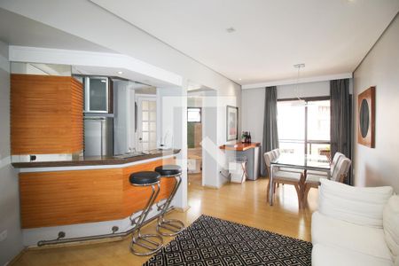 Sala de apartamento à venda com 1 quarto, 42m² em Vila Nova Conceição, São Paulo