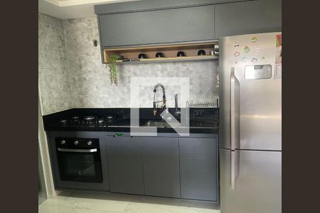 Cozinha de apartamento à venda com 2 quartos, 64m² em Jardim Tamoio, Jundiaí