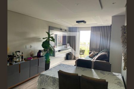 Sala de apartamento à venda com 2 quartos, 64m² em Jardim Tamoio, Jundiaí