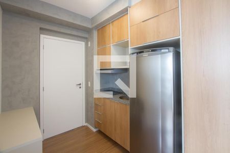 Cozinha de apartamento à venda com 1 quarto, 24m² em Santo Amaro, São Paulo