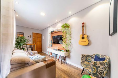 Sala de apartamento à venda com 2 quartos, 74m² em Jardim Las Vegas, Santo André