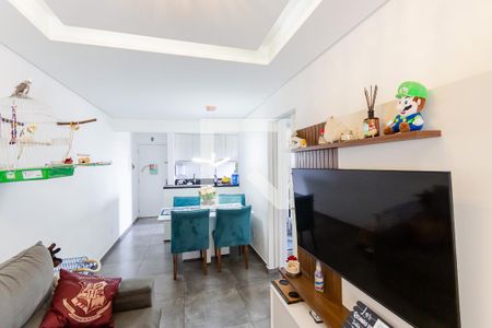 Sala de apartamento à venda com 2 quartos, 55m² em Vila Alto de Santo Andre, Santo André