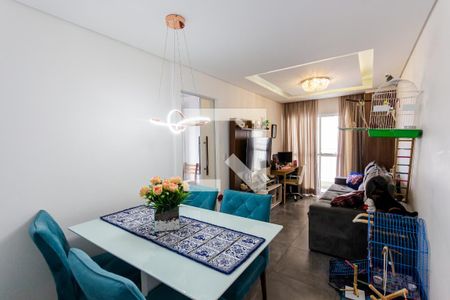 Sala de apartamento à venda com 2 quartos, 55m² em Vila Alto de Santo Andre, Santo André