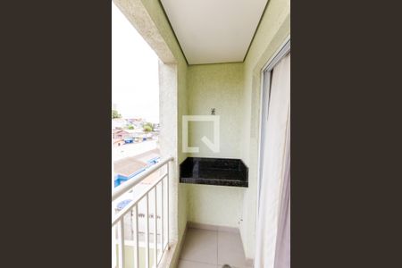 Varanda de apartamento à venda com 2 quartos, 55m² em Vila Alto de Santo Andre, Santo André