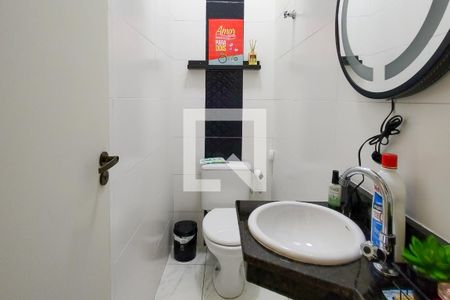 Lavabo de casa de condomínio para alugar com 2 quartos, 60m² em Maracanã, Praia Grande