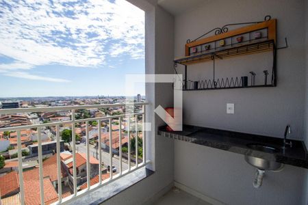 Varanda da Sala de apartamento para alugar com 2 quartos, 59m² em Vila Carvalho, Sorocaba