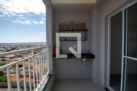 Varanda da Sala de apartamento para alugar com 2 quartos, 59m² em Vila Carvalho, Sorocaba