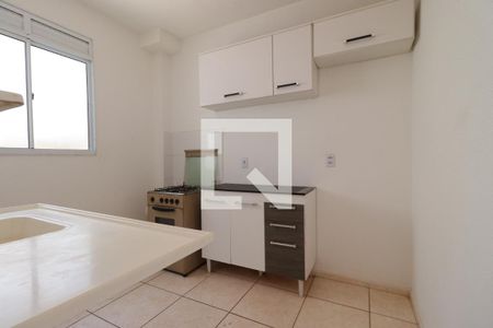 Cozinha de apartamento para alugar com 2 quartos, 45m² em Chácaras Hipica, Ribeirão Preto