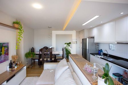 Sala/Cozinha/Área de Serviço de apartamento à venda com 2 quartos, 51m² em Centro, Diadema