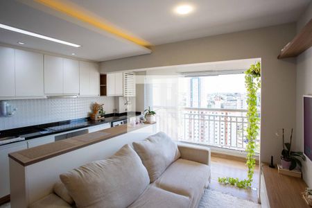 Sala/Cozinha/Área de Serviço de apartamento à venda com 2 quartos, 51m² em Centro, Diadema