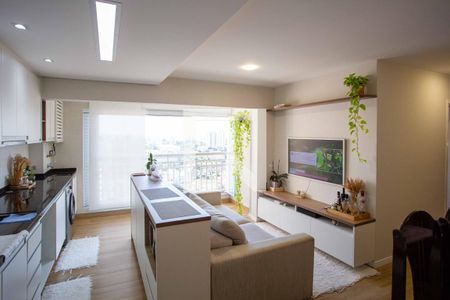 Sala/Cozinha/Área de Serviço de apartamento à venda com 2 quartos, 51m² em Centro, Diadema