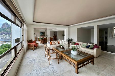 Sala de apartamento para alugar com 4 quartos, 420m² em Botafogo, Rio de Janeiro