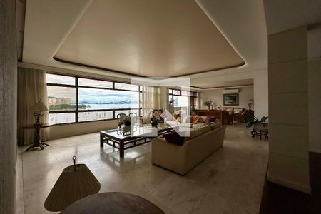 Sala de apartamento para alugar com 4 quartos, 420m² em Botafogo, Rio de Janeiro