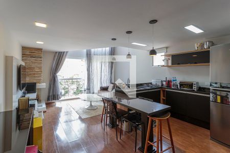 Sala/Cozinha de apartamento para alugar com 1 quarto, 60m² em Vila Nova Conceição, São Paulo