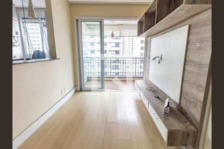 Sala de apartamento para alugar com 1 quarto, 46m² em Vila Regente Feijó, São Paulo