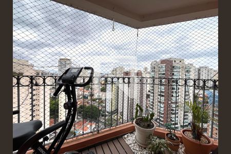 Varanda da Sala de apartamento à venda com 4 quartos, 138m² em Chácara Inglesa, São Paulo