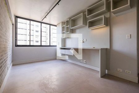 Sala/Cozinha de apartamento à venda com 1 quarto, 48m² em Vila Madalena, São Paulo