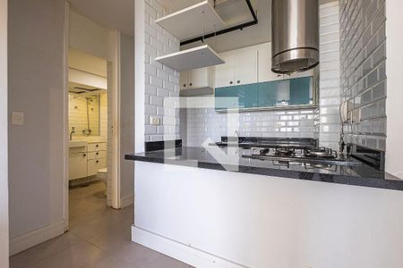 Sala/Cozinha de apartamento à venda com 1 quarto, 48m² em Vila Madalena, São Paulo