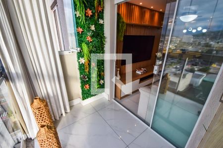 Varanda da Sala de apartamento à venda com 2 quartos, 77m² em Todos Os Santos, Rio de Janeiro