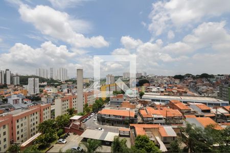 Varanda da Sala - vista  de apartamento para alugar com 1 quarto, 42m² em Jardim Olavo Bilac, São Bernardo do Campo