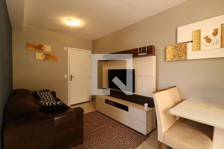 Sala de apartamento para alugar com 2 quartos, 50m² em Vila João Ramalho, Santo André