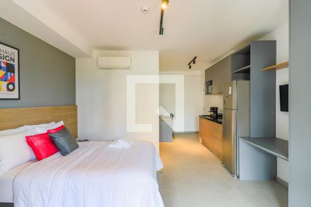 Sala/Quarto de kitnet/studio para alugar com 1 quarto, 35m² em Jardim das Acacias, São Paulo