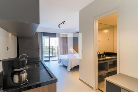 Studio para alugar com 35m², 1 quarto e sem vaga Studio para alugar com 35m², 1 quarto e sem vagaCozinha