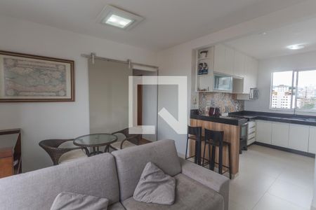 Sala de apartamento à venda com 3 quartos, 80m² em Nova Vista, Belo Horizonte