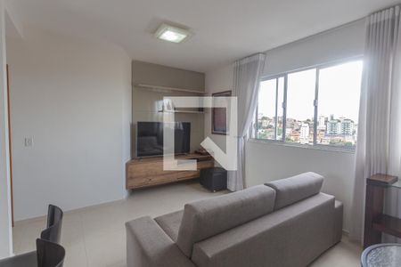 Sala de apartamento à venda com 3 quartos, 80m² em Nova Vista, Belo Horizonte