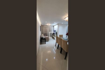 Sala de apartamento à venda com 3 quartos, 70m² em Vila Valparaíso, Santo André