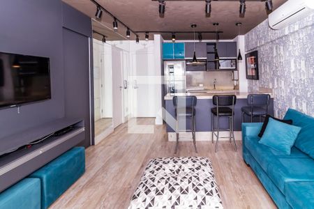 Sala de apartamento à venda com 1 quarto, 52m² em Barra Funda, São Paulo