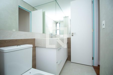 Banheiro da Suíte de apartamento à venda com 3 quartos, 118m² em Savassi, Belo Horizonte