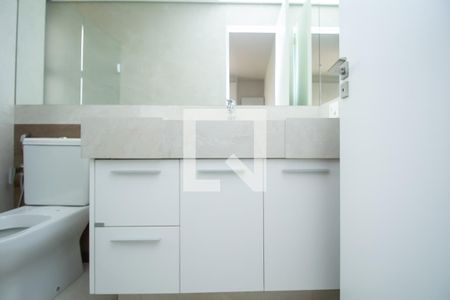 Banheiro da Suíte de apartamento à venda com 3 quartos, 118m² em Savassi, Belo Horizonte