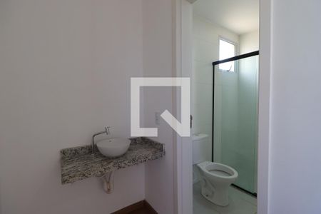 Banheiro da Suíte de apartamento para alugar com 2 quartos, 57m² em Quintino Facci Ii, Ribeirão Preto