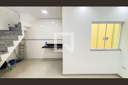 Sala  de apartamento à venda com 2 quartos, 100m² em Vila Camilópolis, Santo André