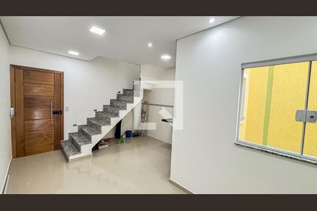 Sala  de apartamento à venda com 2 quartos, 100m² em Vila Camilópolis, Santo André